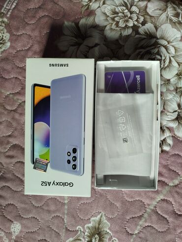 samsung z550: Samsung Galaxy A52, 128 GB, rəng - Qara