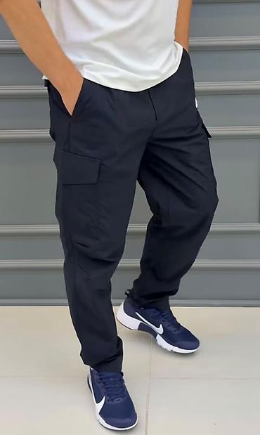 найк карго: Мужские брюки, XL, Nike, Б/у, цвет - Черный, Самовывоз, Платная доставка — 2