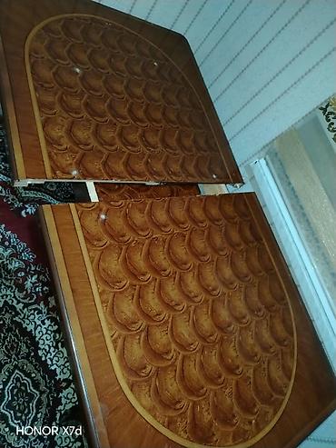 bosqab desti: Yemək masası və stul dəsti - Material: tam ağac (taxta) konstruksiya — 1