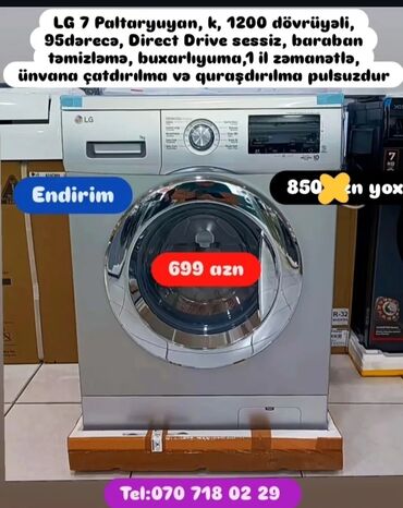 Digər aksesuarlar: Paltaryuyan Anbar qiymətə satişı Qimətlər aşagida qeyd olunub.Unvama — 6