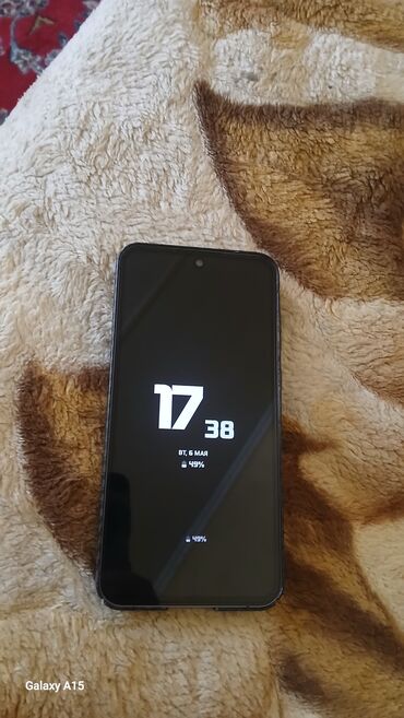 Samsung: Samsung Galaxy A55, Новый, 256 ГБ, цвет - Синий, 1 SIM, 2 SIM