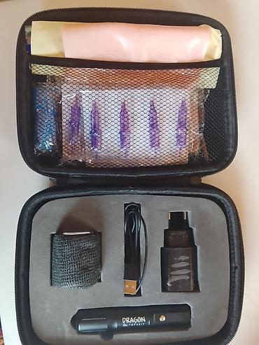 Tatu, pirsinq: DRAGON TBP5KIT – portativ döymə (tattoo) qələm dəsti Komplekt: - — 2