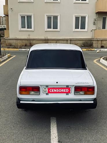 alpine yag: VAZ 2107 – klassik 4 qapılı sedan Xarici görünüş: - Rəng: ağ - — 6