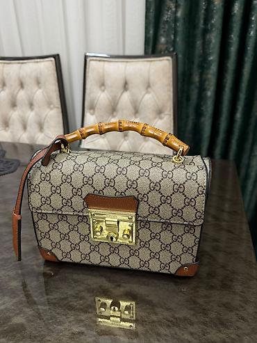 hermes cantasi: Gucci GG Supreme monoqramlı çiyin/əl çantası - Model: GG Supreme — 2