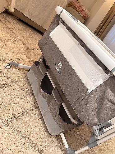 детская качеля graco: Люлька, Б/у, Колыбель, Металл, цвет - Серый, Самовывоз — 1