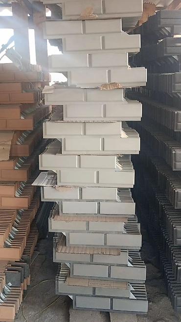 Фасадные сэндвич панели: Фасадные панели под кирпич - Материал: бетон/фибробетон (литые — 3