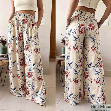 second hand ruma: Pantalone za punije – širokog kroja sa elastičnim pojasom i džepovima — 4