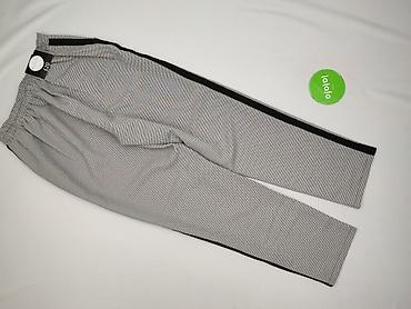 czarne cargo pull and bear: Peacocks, Spodnie materiałowe damskie, rozmiar M — 3