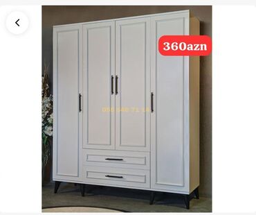 Dolablar: Yeni, 3 qapılı Düz dolab, Qarderob, paltar dolabı