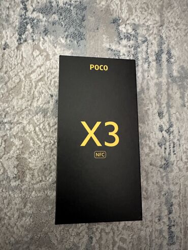 уюлдук телефондор: Poco X3 NFC, Колдонулган, 128 ГБ, түсү - Көк, 2 SIM