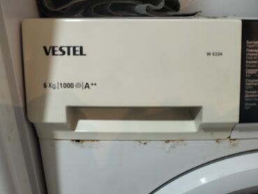 hitachi paltaryuyan: Paltaryuyan maşın Vestel, 6 kq, Avtomat, Qurutmasız