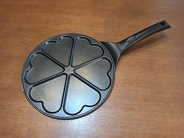 tiganji: Tiganj za biskvite, jaja na oko, palačinke. prečnik 26cm, debljina — 1