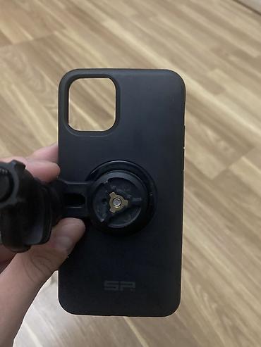 yığılma iphone: İphone 11 pro ya özəl yığılmış moto telefon tutacağı kabrolu asan — 1