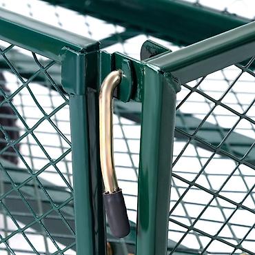 Baštenski alati i oprema: Vrtna/radna kolica sa mrežastim stranicama i ručkom za vuču - Čvrsta — 2