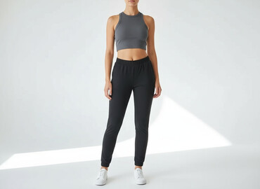 czarne spódnice dresowe: Leggings Sports for women, size S