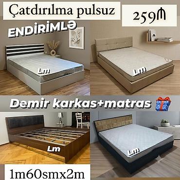 Yeni, İkinəfərlik çarpayı, Matras ilə lalafo.az -da Yeni, İkinəfərlik çarpayı, Matras ilə