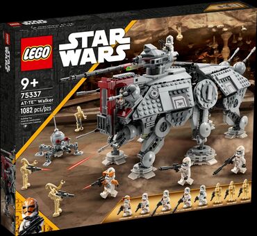 фигурки star wars: Lego Star Wars ⭐ 75337 Ходунки AT-TE™🚚 рекомендованный возраст 9+,1082