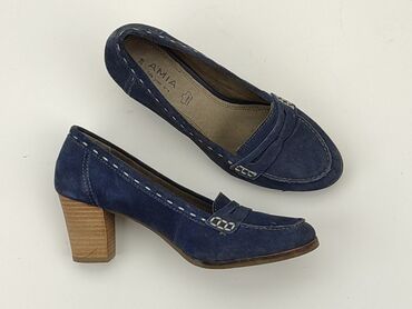 zamszowa spódnice camel: Flat shoes for women, 38, condition - Good