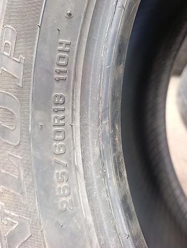 60: Шины 265 / 60 / R 18, Лето, Б/у, Пара, Внедорожные (АТ/МТ), Япония, DUNLOP — 3