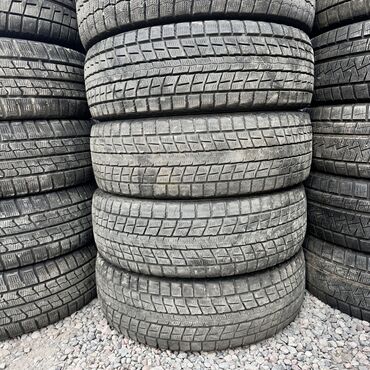 Шины: Шины 215 / 65 / R 16, Зима, Б/у, Комплект, Легковые, Япония, Dunlop