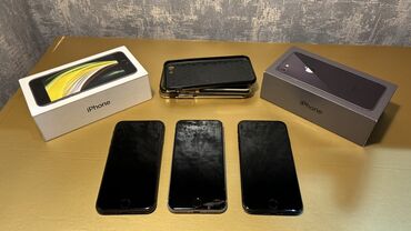 iphon 11 ikinci el: IPhone SE 2020, 64 GB, Qara, Barmaq izi