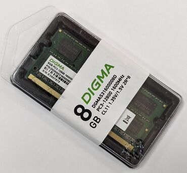 DDR3L 8GB Для ноутбука новая DDR3L 8GB DIGMA DDR3L-1600 PC12800 с