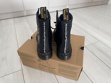 военные сапоги: Ботинки Dr. Martens 1460 с вышивкой - Классическая модель 1460 (8 — 3
