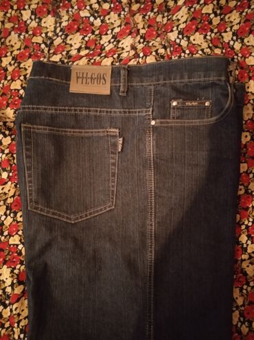зимние джинсы: Джинсы 7XL (EU 54), цвет - Синий