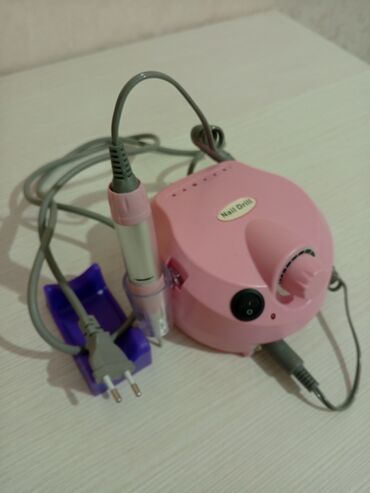 Digər gözəllik və estetika cihazları: Manikür üçün elektrikli frez (Nail Drill) – stolüstü model, çəhrayı