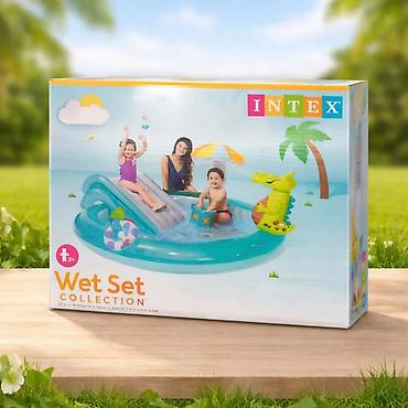 Home & Garden: 🌴 Intex dečiji bazen sa toboganom – Dino Park / Wet Set Collection — 7