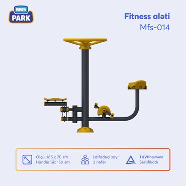 Digər trenajorlar: Keyfiyyətli çöl fitnes alətləri satışda Dayanıqlı metal konstruksiya — 14