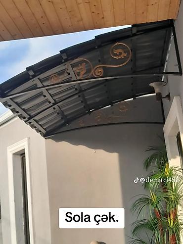 kreditle drel: Dəmir konstruksiyalı qapı-balkon üstü darvaza/balkon talvarı (navəs) — 1