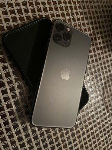 Apple iPhone: IPhone 11 Pro, 64 GB, Matte Space Gray, Simsiz şarj, Face ID, Sənədlərlə