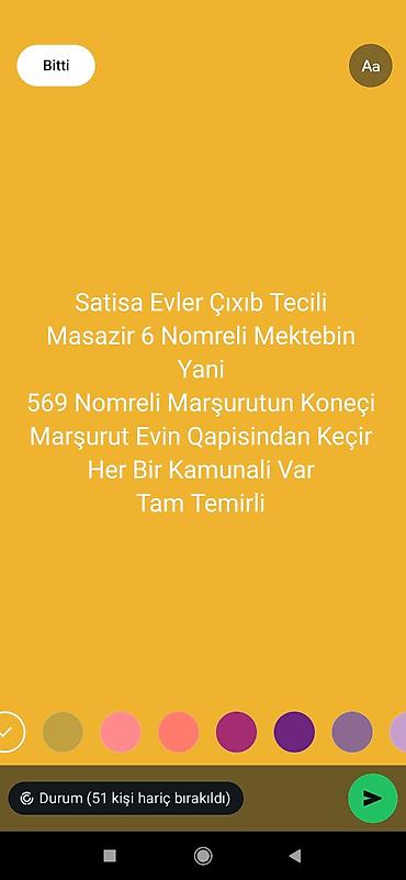Həyət evləri və villalar: Qiymət razilasma yolu ile — 1