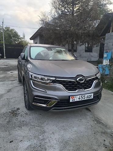 авто логан: Renault Samsung QM6 (QM6 на номерной рамке), серый металлик, кузов — 1