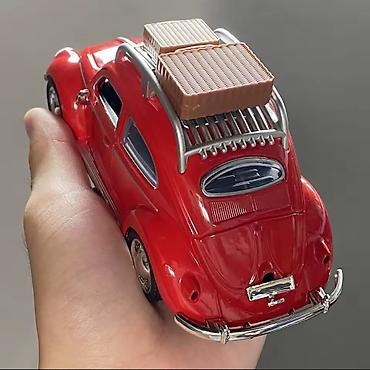 Avtomobil modelləri: Qırmızı klassik “Beetle” miniatür model avtomobil - Kolleksiya və — 7