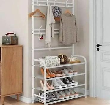 Metalni cipelarnik / čiviluk – bela boja (?80 cm) Praktičan i moderan