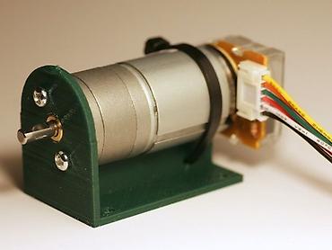 Ötürücü qutuların detalları: Mitsumi Enkoderli DC Motor 12V 300 RPM DC 12V gərginliklə işləyən — 4