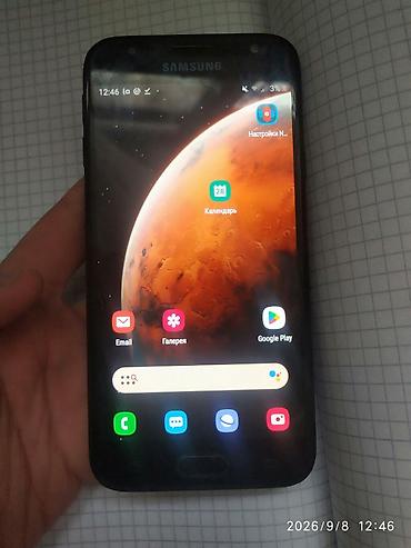 Samsung Galaxy J3 2017, 16 GB, rəng - Boz, Sensor, İki sim kartlı