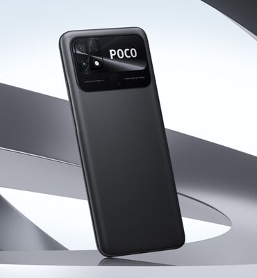 Poco: Poco C40, Б/у, 64 ГБ, цвет - Черный, 2 SIM