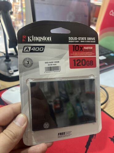 Ana platalar: Daxili SSD disk Kingston, 120 GB, 2.5"