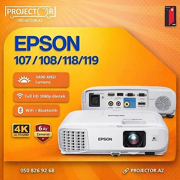 Proyektorlar: İşlənmiş Portativ Proyektor Epson, Ödənişli çatdırılma — 2