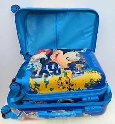 Rančevi, torbe i koferi: Dečiji kofer na točkiće – motiv Mickey Mouse - Tvrda školjka sa — 21