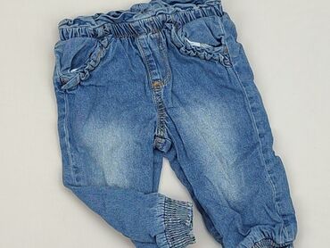 jeansy wide leg z wysokim stanem: Джинсові штани, EarlyDays, 3-6 міс., стан - Хороший