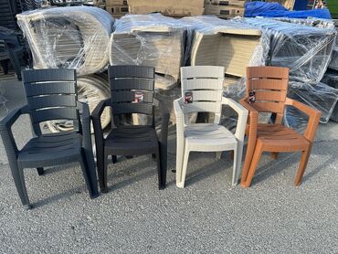 plastik stol stul: Новый, Прямоугольный стол, Пластик, Турция