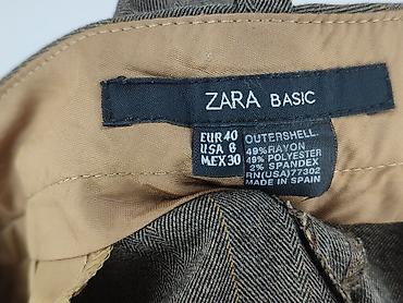pull and bear rozmiary spodni: Zara, Spodnie materiałowe damskie, rozmiar M — 4