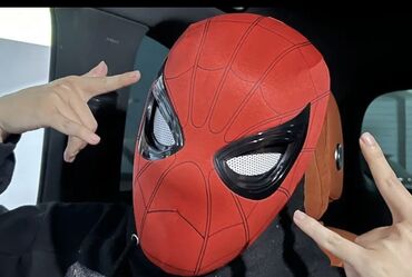 страшный маска: Скидка скидка🥳😍 Продается☺️ Original Маска человека паука Моргает