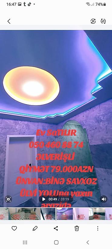 binalar az: Binə, 3 otaqlı, Yeni tikili, 2 kv. m — 3