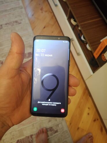 sim nomrə: Samsung Galaxy S9, 64 ГБ, цвет - Черный, Отпечаток пальца, Две SIM карты