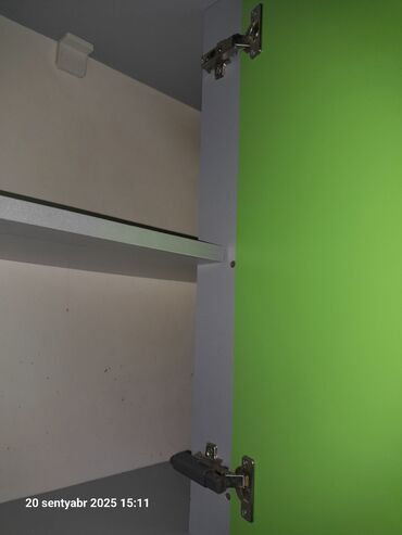 Mətbəx mebeli: Mətbəx mebeli dəsti – L formalı, kompaktn ölçülü - Ümumi ölçülər: sol — 9